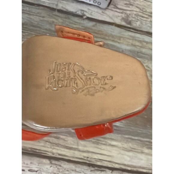 Just The Right Shoe Raine Carlton Cards Lady Luck Tangerine 2005 #25253 NEW - Picture 10 of 14